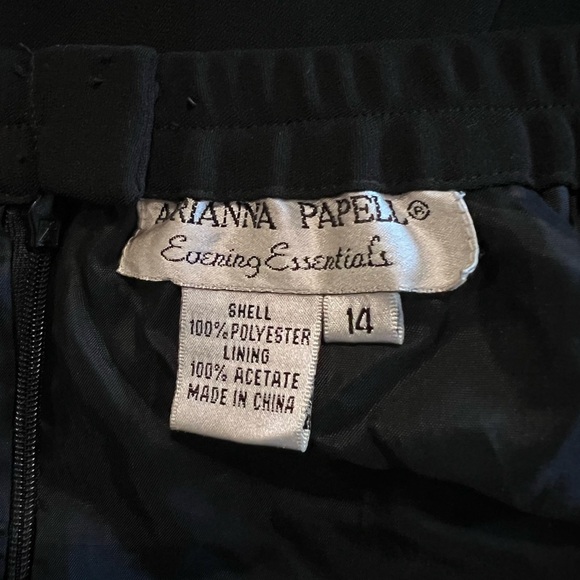 Y2K Adrianna Papell Evening Essentials Size 14 Maxi Skirt With Slit - Picture 5 of 5